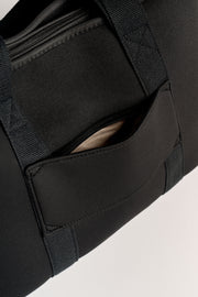 Rover (Black) Large Neoprene Tote - With Zip Closure