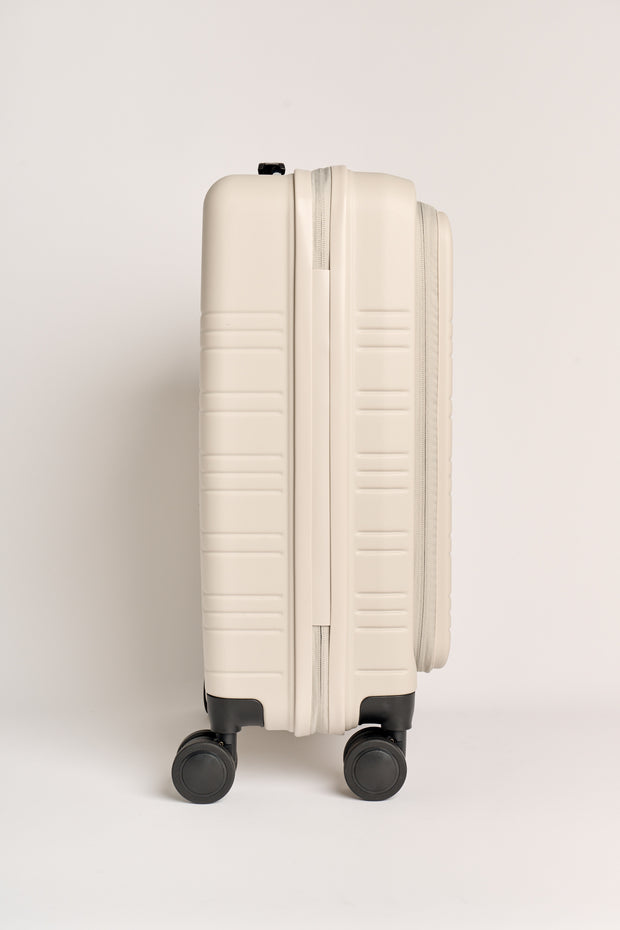 AIRE (Beige) Recycled Carry On Suitcase