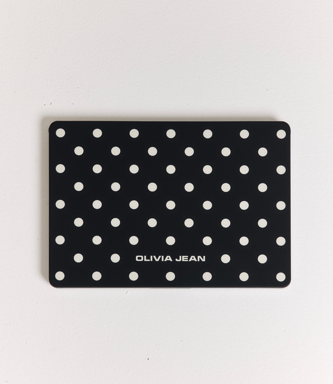 Polka (Black) MacBook Case
