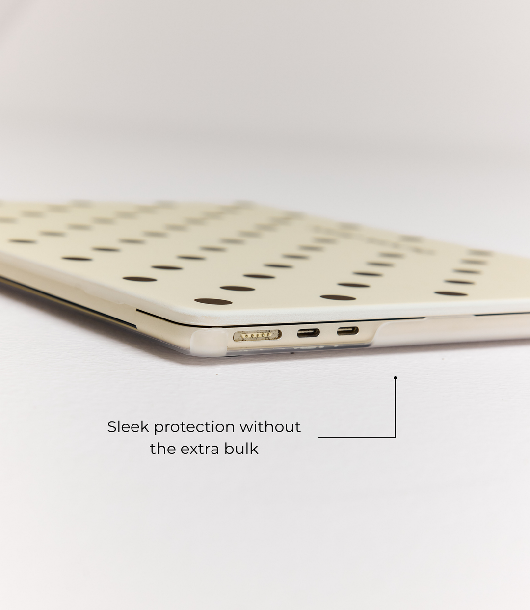 Polka (Cream) MacBook Case