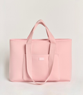 Rover (Blush) Large Neoprene Tote - With Zip Closure