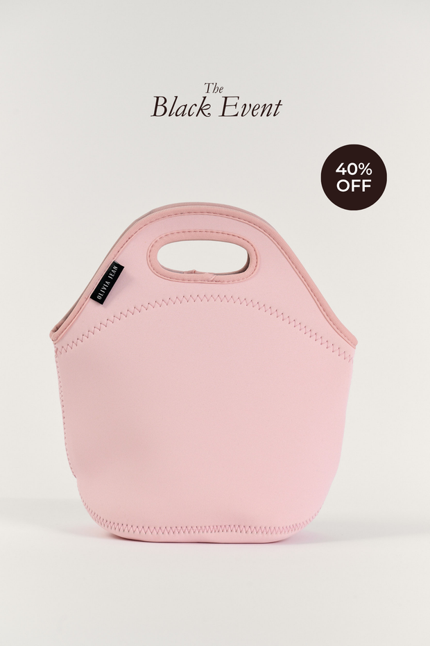 Pink Neoprene Lunch Bag