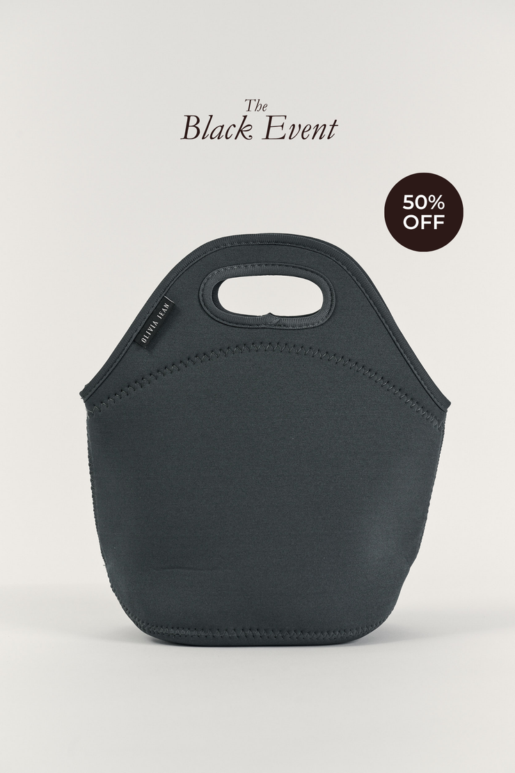 Slate Neoprene Lunch Bag