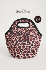 Leopard Neoprene Lunch Bag