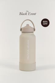 Beige 1L Water Bottle