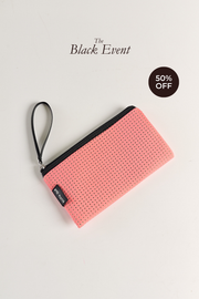 Coral Neoprene Purse