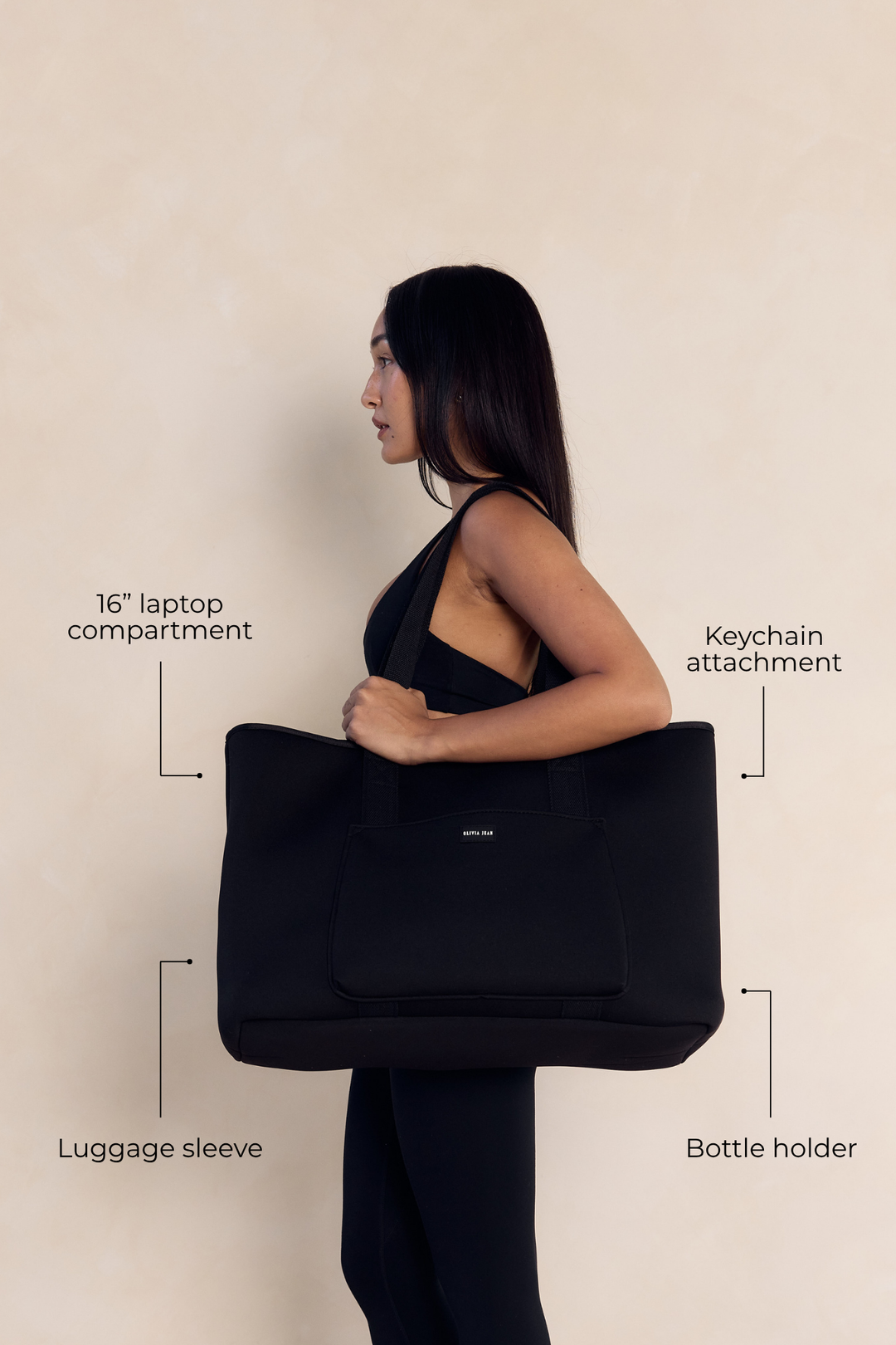 バッグ jentlouis Carabiner Tote Bag Carabiner Tote Bag – Jent Louis