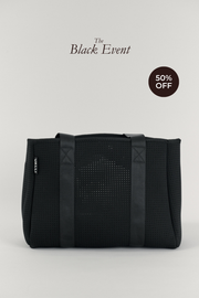 Valli Black Neoprene Tote