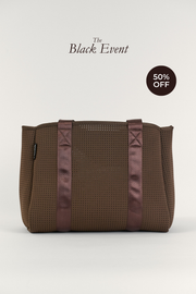 Valli Brown Neoprene Tote