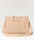 Rover (Almond) Medium Neoprene Tote - With Zip Closure