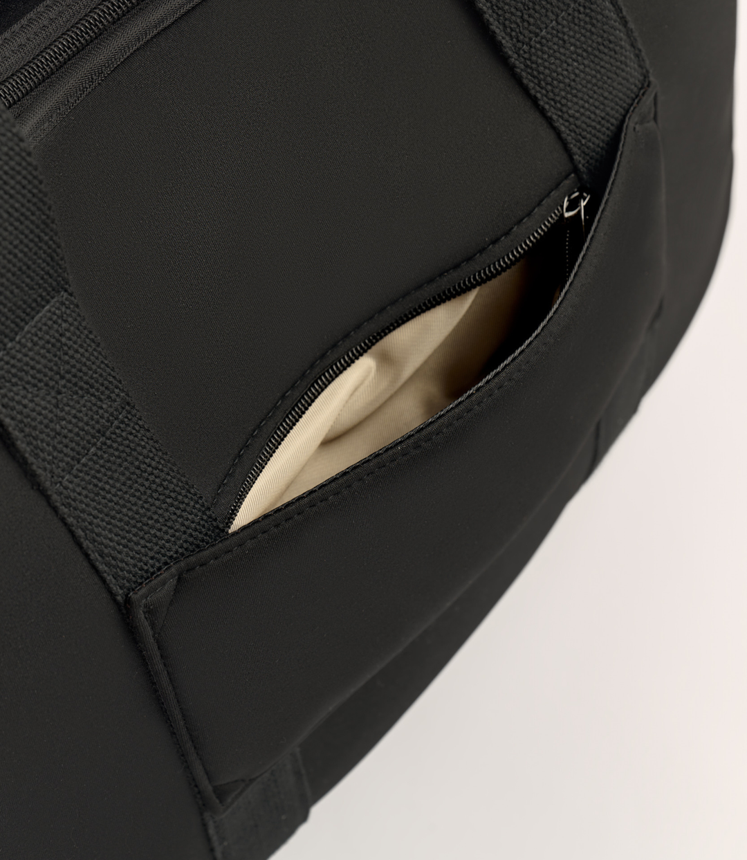 Rover (Black) XL Neoprene Tote - With Zip Closure