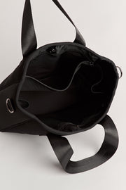Essentials (Black) Neoprene Tote/Crossbody Bag