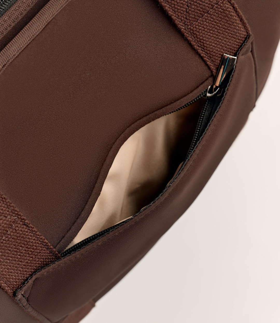 Rover (Chocolate) XL Neoprene Tote - With Zip Closure