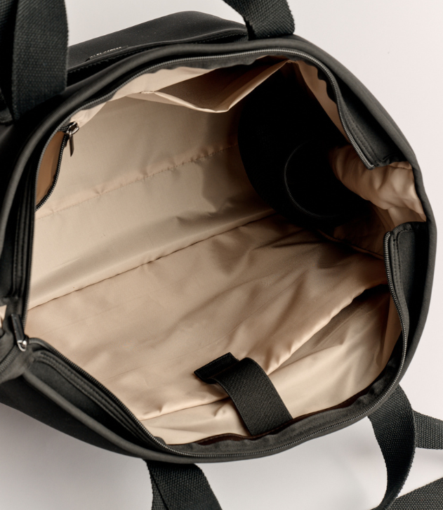 Rover (Black) XL Neoprene Tote - With Zip Closure