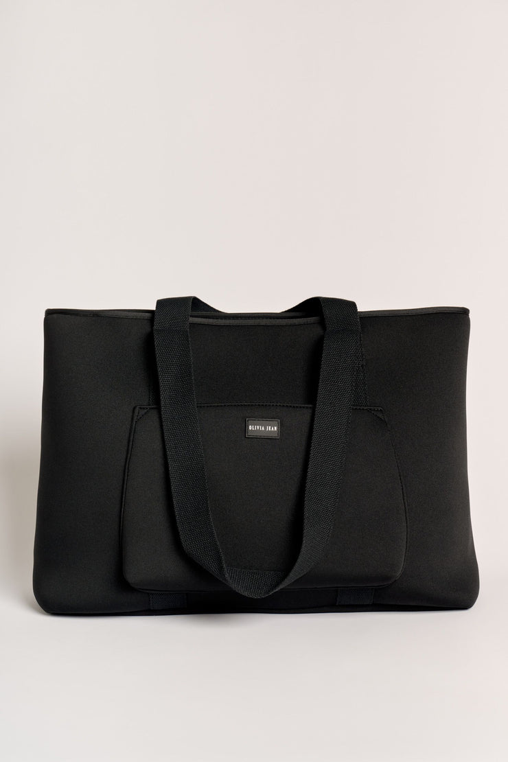 Rover (Black) XL Neoprene Tote - With Zip Closure (PRE-ORDER)
