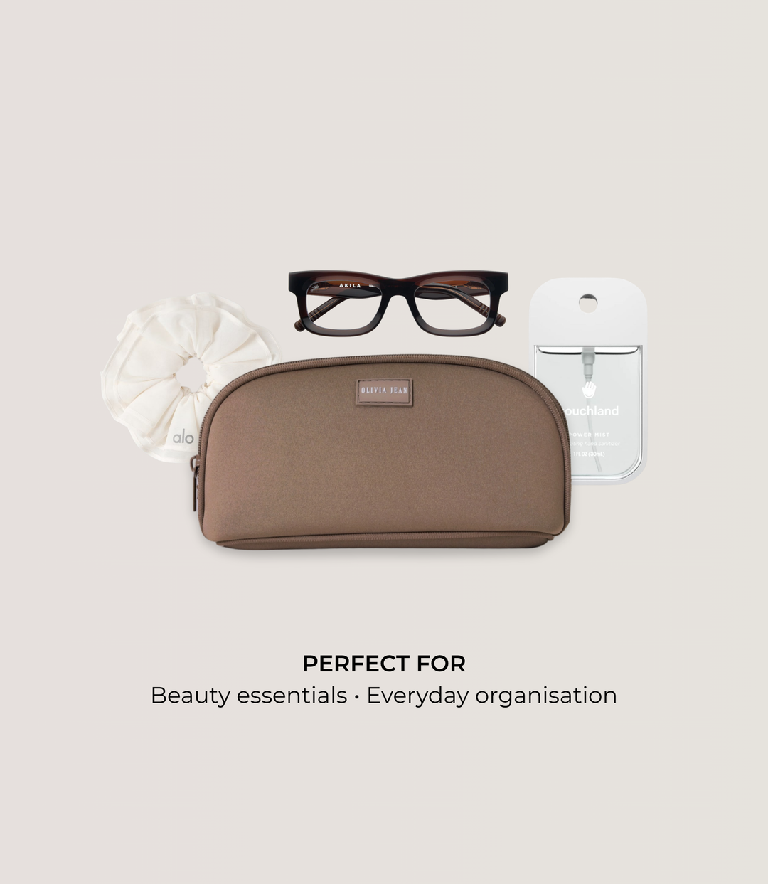 Rover (Taupe) Neoprene Pouch (PRE ORDER)