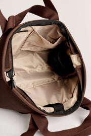 Rover (Chocolate) Large Neoprene Tote - With Zip Closure