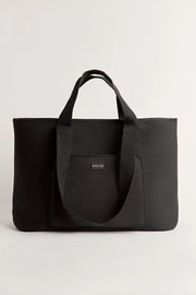 Rover (Black) Large Neoprene Tote - With Zip Closure