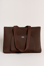 Rover (Chocolate) XL Neoprene Tote - With Zip Closure (PRE-ORDER)