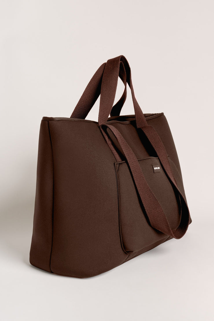 Rover (Chocolate) XL Neoprene Tote - With Zip Closure (PRE-ORDER)