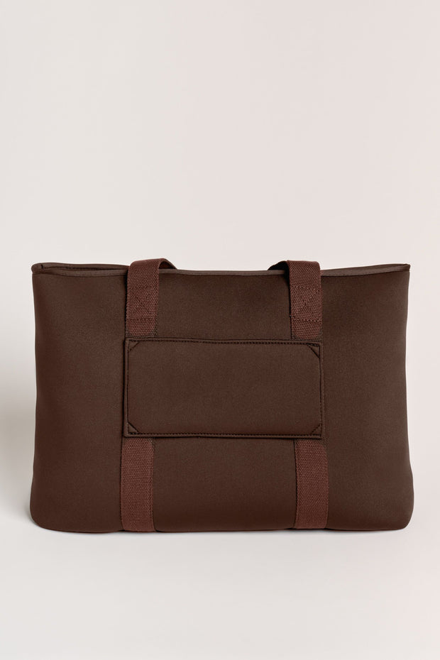 Rover (Chocolate) XL Neoprene Tote - With Zip Closure (PRE-ORDER)