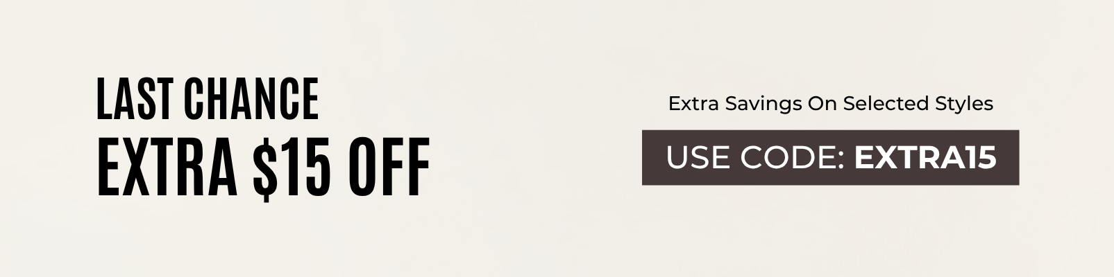 Discount Banner