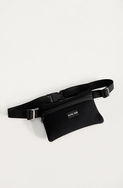 Amalfi (Black) Neoprene Bum Bag