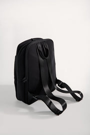 Gianna (Black) Baby/Travel Neoprene Backpack - With Zip Closure