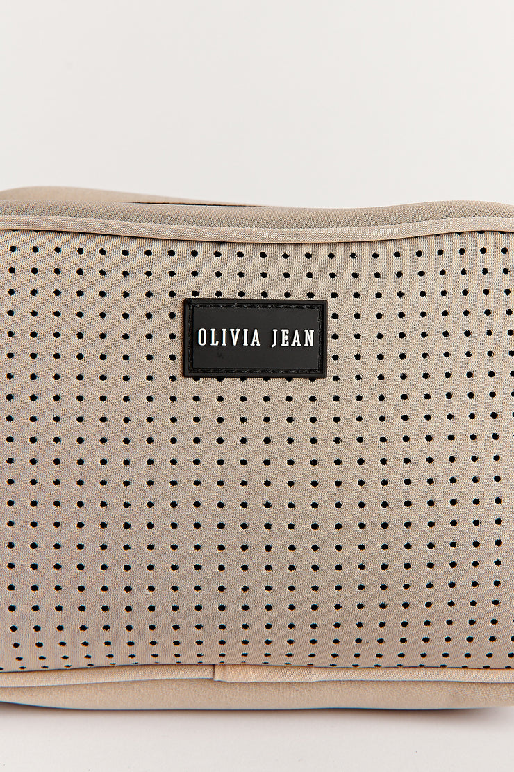 Spice (Beige) Neoprene Crossbody Bag